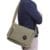 Canvas Schultertasche in Armeegrün