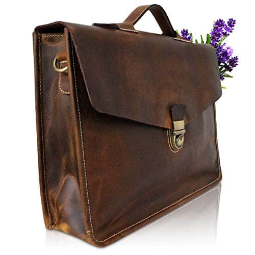 Echt-Leder Tasche\/ Laptop Tasche mit toller Kroko Pr\u00e4gung Taschen Pochettes 