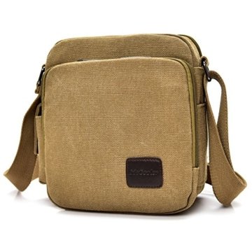 Schultertasche aus Canvas 