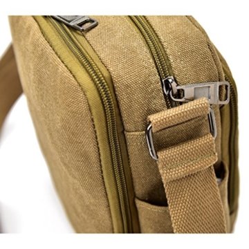 Schultertasche aus Canvas 