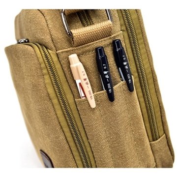 Schultertasche aus Canvas 
