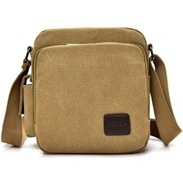 Schultertasche aus Canvas 