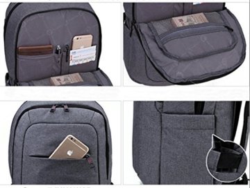 Slotra Notebook Rucksack in Schwarz
