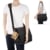 SMRITI 16-Zoll Messenger Bag Schwarz