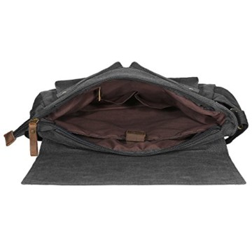 SMRITI 16-Zoll Messenger Bag Schwarz