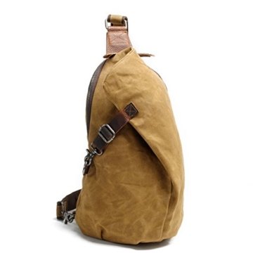 Wasserdichter Schulterrucksack aus Canvas